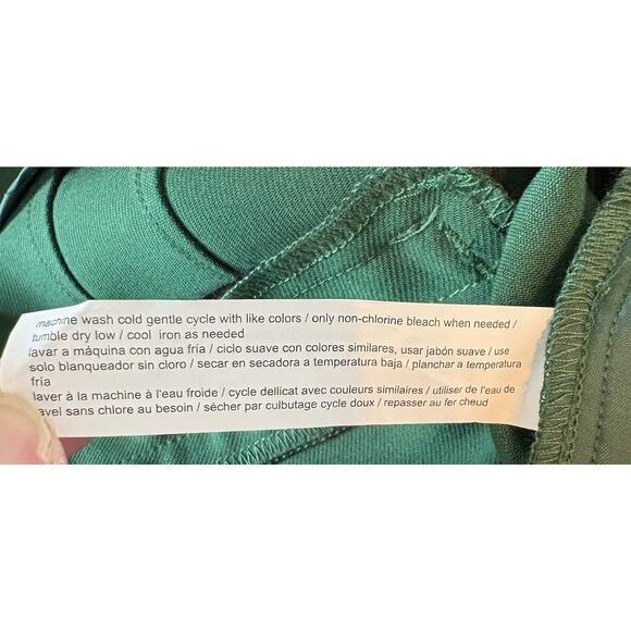 Eloquii Womens Pants Green Size 16 Dress Pant Career Office Work Rayon Blend NWT - Picture 6 of 12